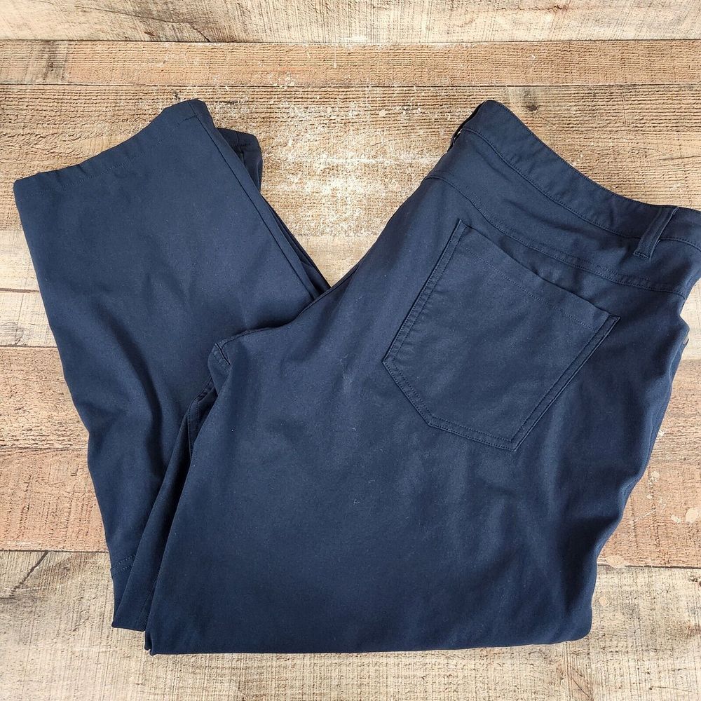 Lululemon ABC Classic 5 Pocket Men's Size 36 Navy Blue Athleisure Stretch Pants